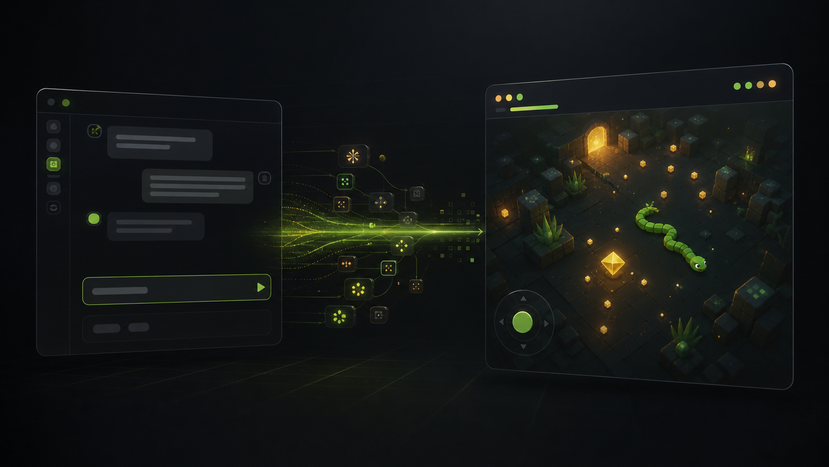 ShortGame workflow from natural language chat to a playable browser game preview
